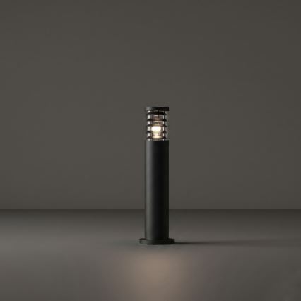 Ideal Lux - Lámpara de exterior TRONCO 1xE27/42W/230V 60 cm IP65 negra