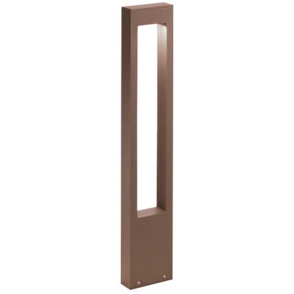Ideal Lux - Lámpara de exterior VEGA 1xG9/15W/230V 80 cm IP44 marrón