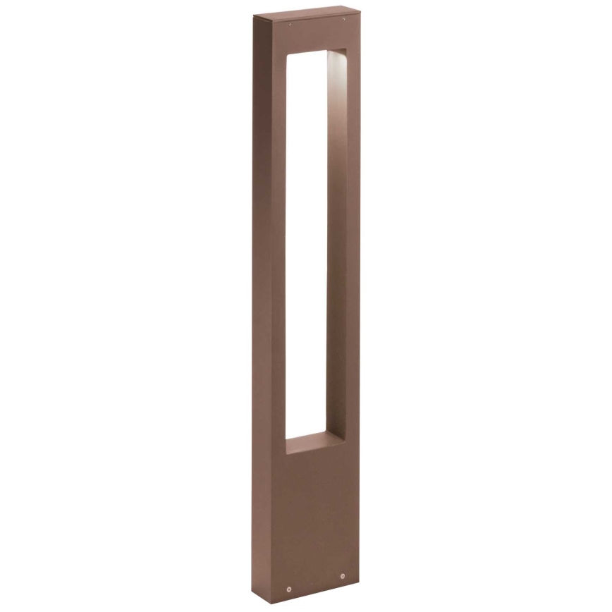 Ideal Lux - Lámpara de exterior VEGA 1xG9/15W/230V 80 cm IP44 marrón