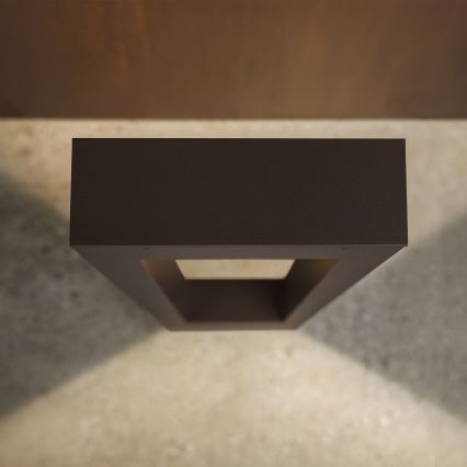 Ideal Lux - Lámpara de exterior VEGA 1xG9/15W/230V 80 cm IP44 marrón