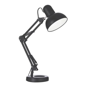 Ideal Lux - Lámpara de mesa 1xE27/42W/230V negra
