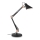 Ideal Lux - Lámpara de mesa 1xE27/42W/230V negro
