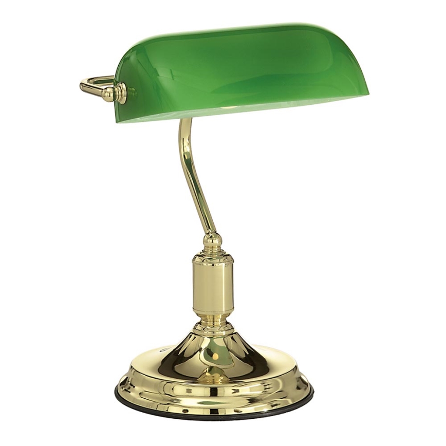 Ideal Lux - Lámpara de mesa 1xE27/60W/230V latón