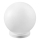 Ideal Lux - Lámpara de mesa CARTA 1xE27/25W/230V diá. 30 cm blanco