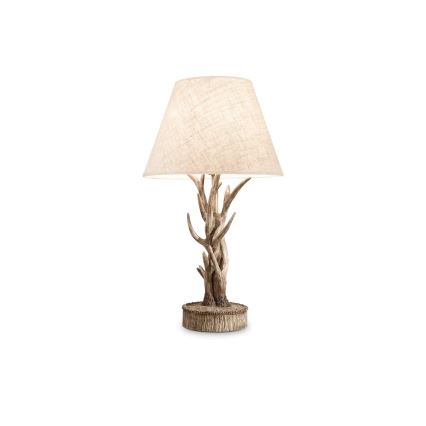 Ideal Lux - Lámpara de mesa CHALET 1xE27/60W/230V asta