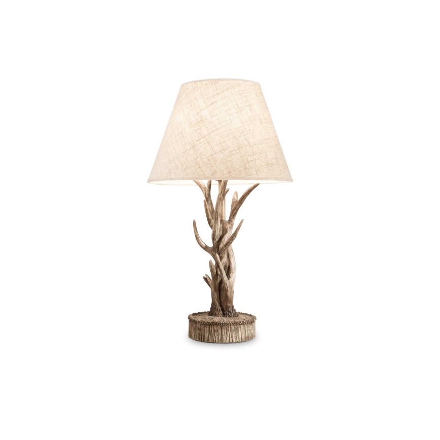 Ideal Lux - Lámpara de mesa CHALET 1xE27/60W/230V asta