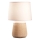 Ideal Lux - Lámpara de mesa KALI 1xE14/40W/230V cerámica/crema/beige