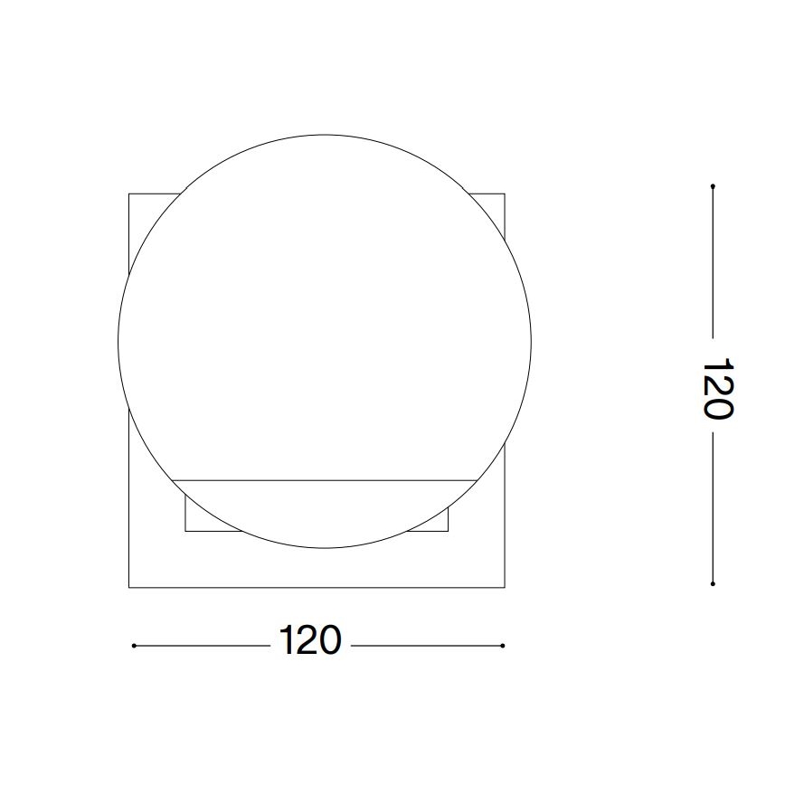 Ideal Lux - Lámpara de mesa LED ANGOLO 1xG9/3W/230V negro