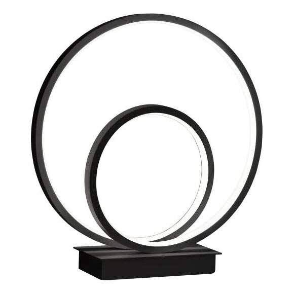 Ideal Lux - Lámpara de mesa LED OZ LED/22W/230V CRI 90 negro