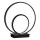 Ideal Lux - Lámpara de mesa LED OZ LED/22W/230V CRI 90 negro