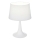 Ideal Lux - Lámpara de mesa LONDON 1xE27/60W/230V blanca
