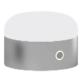 Ideal Lux - Lámpara de mesa táctil LED regulable MIGNON LED/5W/5V 1500 mAh Ø 10 cm CRI 90 cromo brillante