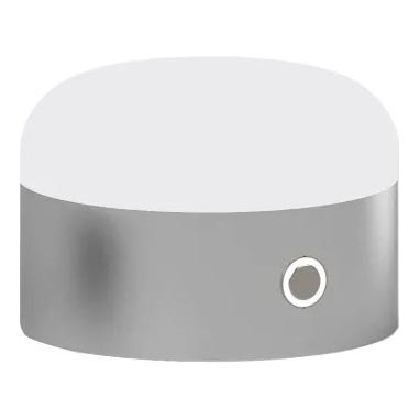Ideal Lux - Lámpara de mesa táctil LED regulable MIGNON LED/5W/5V 1500 mAh Ø 10 cm CRI 90 cromo brillante