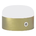 Ideal Lux - Lámpara de mesa táctil LED regulable MIGNON LED/5W/5V 1500 mAh Ø 10 cm CRI 90 latón