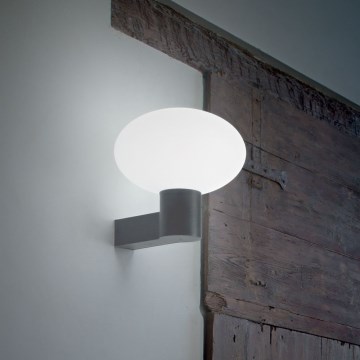 Ideal Lux - Lámpara de pared exterior CLIO 1xE27/42W/230V IP44 antracita