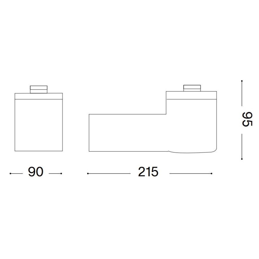 Ideal Lux - Lámpara de pared exterior CLIO 1xE27/42W/230V IP44 antracita