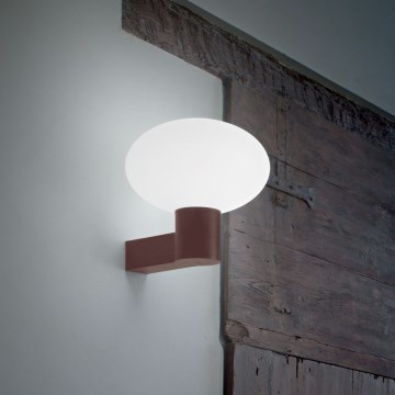 Ideal Lux - Lámpara de pared exterior CLIO 1xE27/42W/230V IP44 marrón
