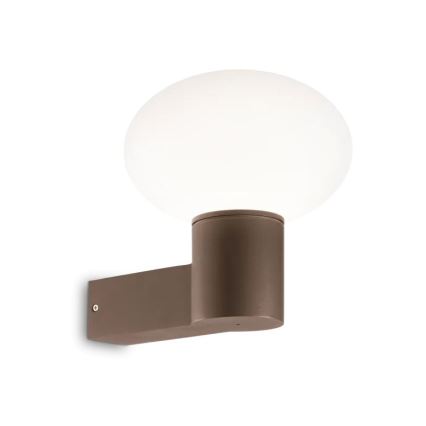 Ideal Lux - Lámpara de pared exterior CLIO 1xE27/42W/230V IP44 marrón