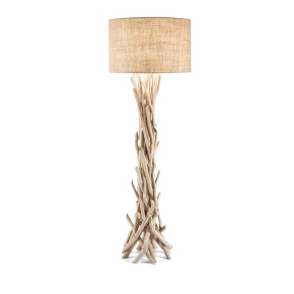 Ideal Lux - Lámpara de pie DRIFTWOOD 1xE27/60W/230V guayaba