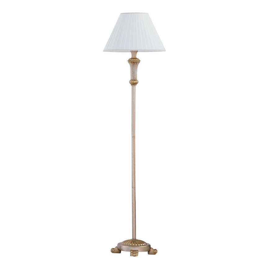 Ideal Lux - Lámpara de pie FIRENZE 1xE14/40W/230V dorado