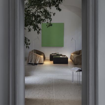 Ideal Lux - Lámpara de pie LED DIESIS LED/4,5W/230V IRC 95 cromo mate