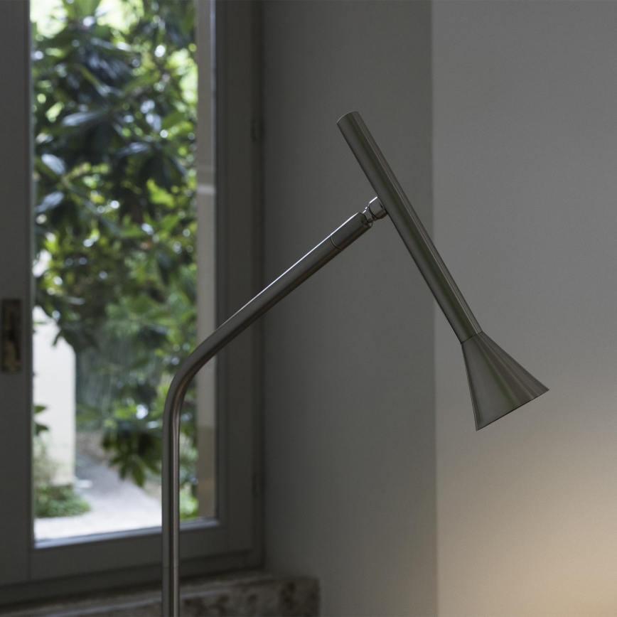 Ideal Lux - Lámpara de pie LED DIESIS LED/4,5W/230V IRC 95 cromo mate