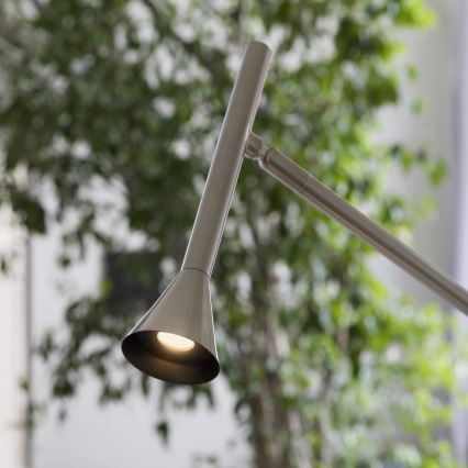 Ideal Lux - Lámpara de pie LED DIESIS LED/4,5W/230V IRC 95 cromo mate