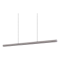 Ideal Lux - Lámpara de suspensión LED regulable DORICA LED/35W/230V CRI 90 140 cm antracita