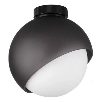 Ideal Lux - Lámpara de techo BLOOM 1xE27/42W/230V Ø 22 cm negra