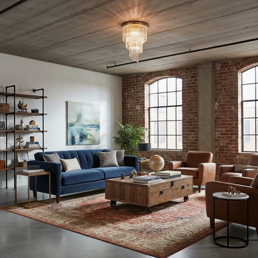 Ideal Lux - Lámpara de techo de cristal CARLTON 12xE14/40W/230V diá. 50 cm dorado