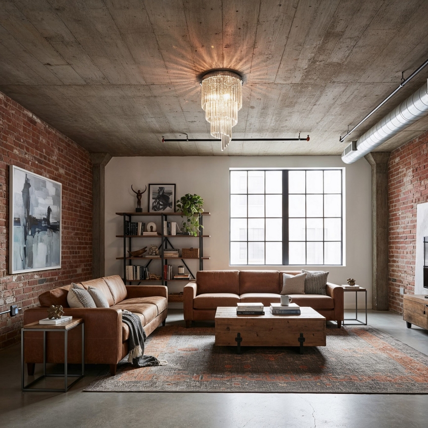 Ideal Lux - Lámpara de techo de cristal CARLTON 8xE14/40W/230V diá. 40 cm cromo brillante