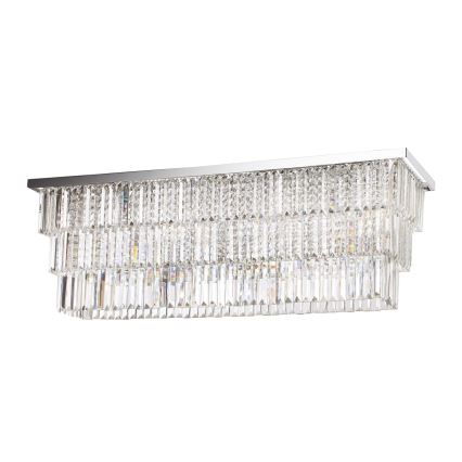 Ideal Lux - Lámpara de techo de cristal MARTINEZ 8xE14/40W/230V