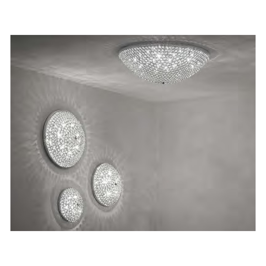 Ideal Lux - Lámpara de techo de cristal ORION 12xG9/40W/230V