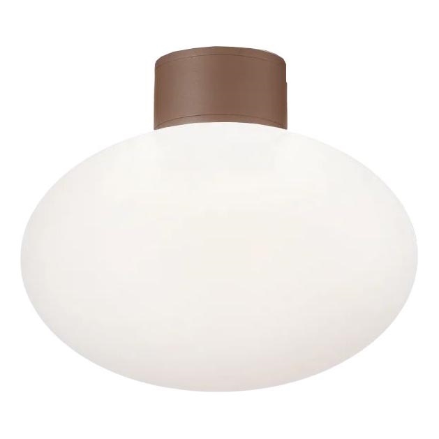 Ideal Lux - Lámpara de techo exterior CLIO 1xE27/42W/230V IP44 marrón