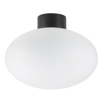 Ideal Lux - Lámpara de techo exterior CLIO 1xE27/42W/230V IP44 negra
