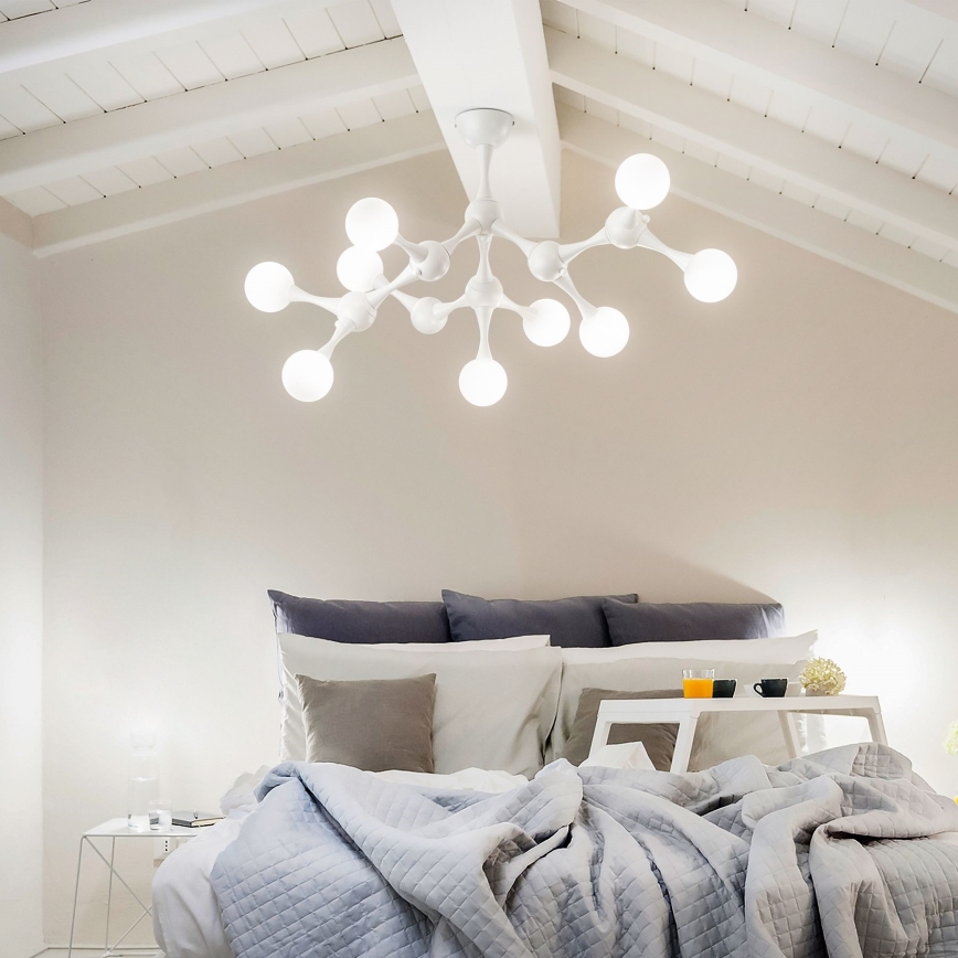 Ideal Lux - Lámpara de techo LED NODINO 9xG9/3W/230V blanco