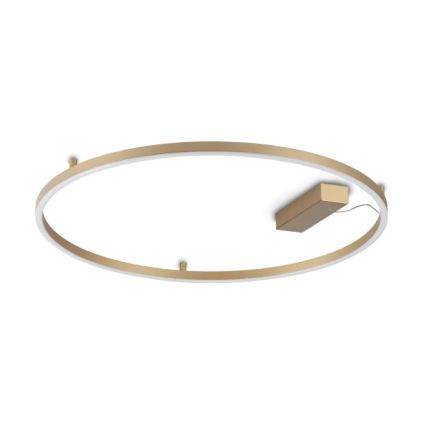 Ideal Lux - Luminaria de techo LED ORACLE SLIM LED/37W/230V 3000K CRI 90 Ø 70 cm dorado