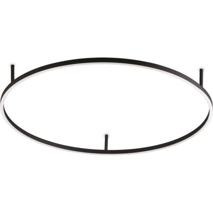 Ideal Lux - Luminaria de techo LED ORACLE SLIM LED/53W/230V 4000K CRI 90 Ø 90 cm negra