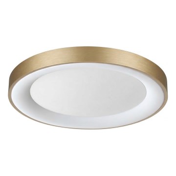 Ideal Lux - Lámpara de techo LED PLANET LED/25W/230V CRI 90, diámetro 50 cm, latón