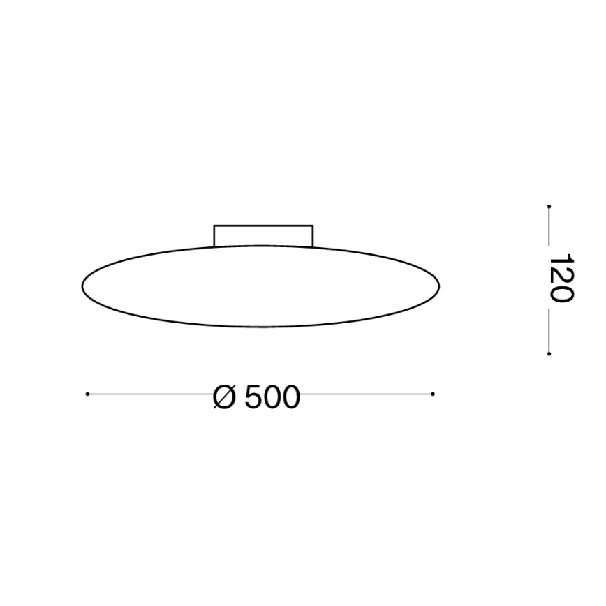 Ideal Lux - Lámpara de techo SMARTIES 3xE27/42W/230V Ø 50 cm blanca