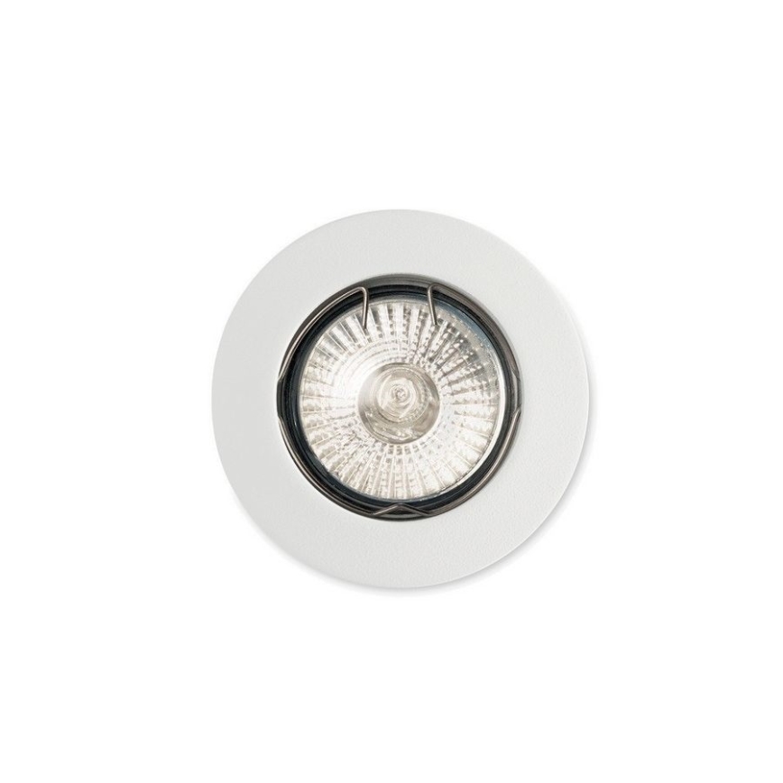 Ideal Lux - Lámpara empotrada JAZZ 1xGU10/50W/230V blanco