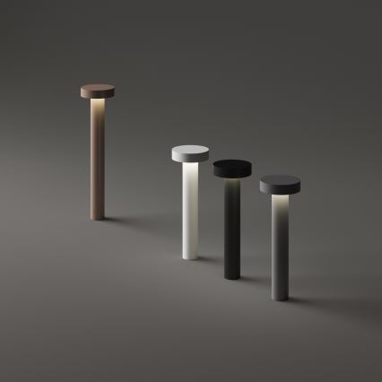 Ideal Lux - Lámpara exterior 4xG9/15W/230V 80 cm IP44 marrón