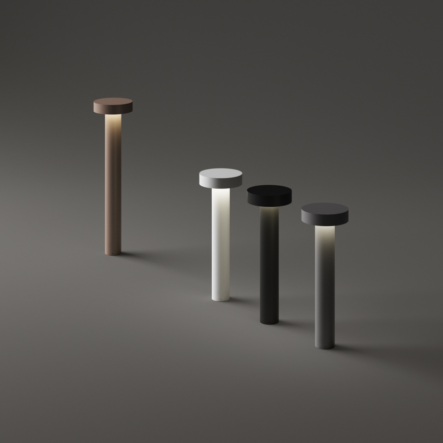 Ideal Lux - Lámpara exterior 4xG9/15W/230V 80 cm IP44 marrón