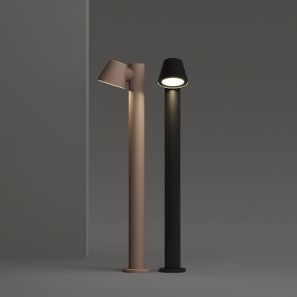 Ideal Lux - Lámpara exterior GAS 1xGU10/35W/230V 80 cm IP43 marrón