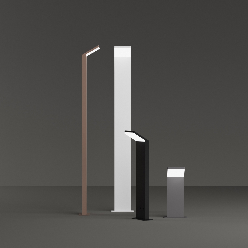 Ideal Lux - Lámpara exterior LED STYLE LED/8,5W/230V 3000K 50 cm CRI 90 IP54 marrón