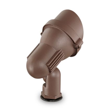 Ideal Lux - Lámpara exterior TERRA 1xGU10/28W/230V IP65 marrón