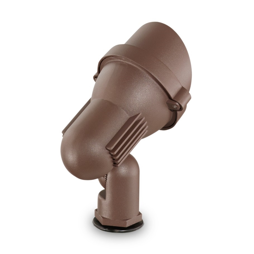Ideal Lux - Lámpara exterior TERRA 1xGU10/28W/230V IP65 marrón