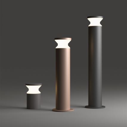 Ideal Lux - Lámpara exterior TORRE 1xE27/15W/230V 22 cm IP65 marrón