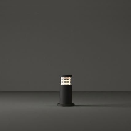 Ideal Lux - lámpara exterior TRONCO 1xE27/42W/230V 25 cm IP65 negra