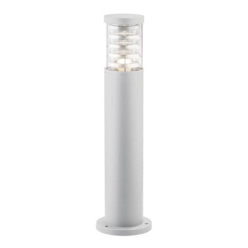 Ideal Lux - Lámpara exterior TRONCO 1xE27/42W/230V 60 cm IP65 blanca